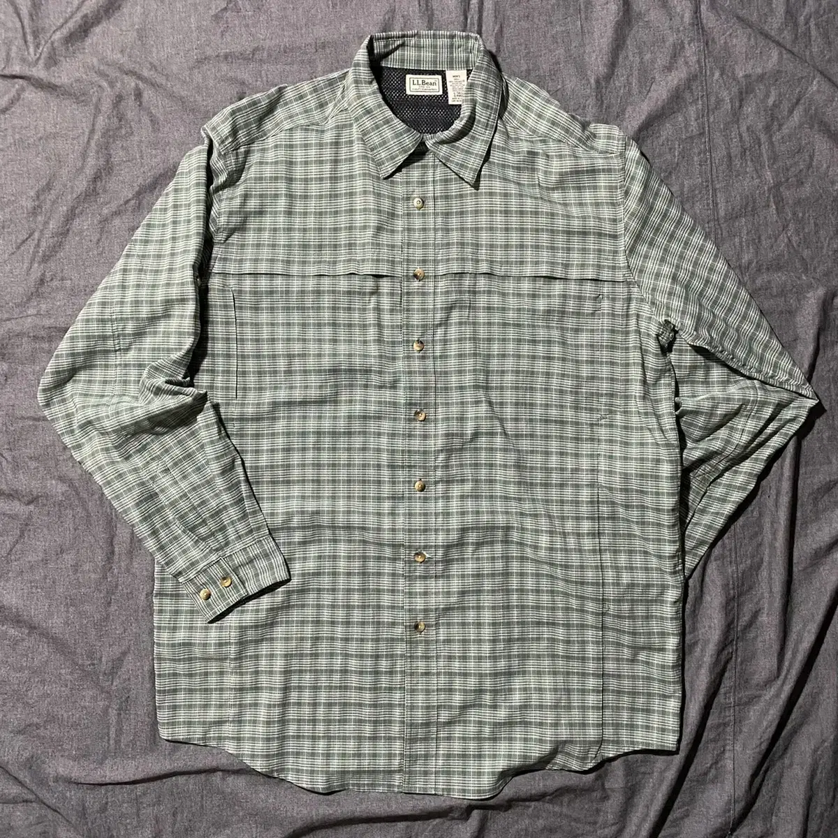 L.L. BEAN L/S Flannel Shirts Sz L-Tall